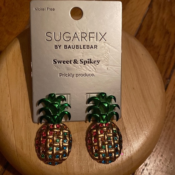 SugarFix by BaubleBar Sparkle Dangly Pierced Earrings - Picture 4 of 8